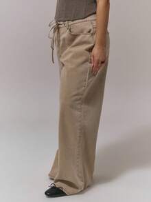 MUSERA Plus Size Jeans - Khaki - View 3