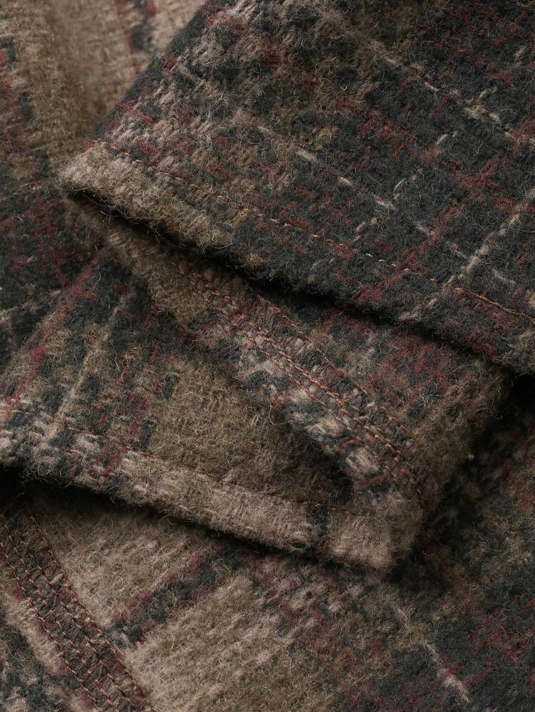 Elegant Pattern Sleeveless Mermaid Midi Dress For Women, Autumn