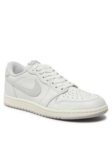 Unisex JORDAN 1 - 峰白/淺煙灰-中性灰-帆白 - 查看 2