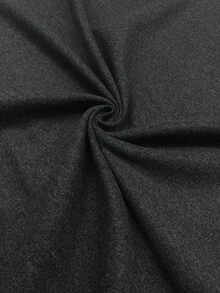 Chiquease Women's Casual Everyday Commute Simple Solid Color Lapel Collar Double-Breasted Long Overcoat, Autumn/Winter - Dark Grey - View 9