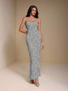 Shutterstock Glamance Vestido negro con lentejuelas metálicas, vestido de fiesta con adornos de perlas brillantes, vestido sexy para cumpleaños, banquete, invierno, Año Nuevo - Multicolor - Ver 3