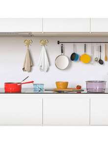 Móc treo khăn treo tường bằng đồng thau, móc treo áo khoác bằng đồng thau, giá đỡ trang trí cho đám cưới, phòng tắm, phòng khách, nhà bếp - Nhiều màu - Xem 5