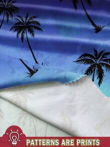 SHEIN Teen Boys' Casual Loose Swim Trunks, Suitable For Summer