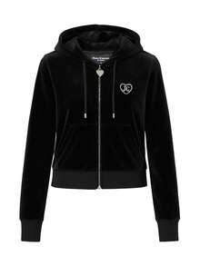 Juicy Couture Women's Full Zip Hoodie Black - Black - View 4