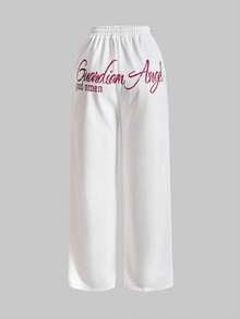 ROMWE Grunge Punk 2件套Y2K复古性感深V领花卉虎头水钻印花女装 - 白色 - 查看 6