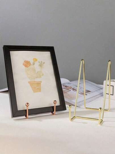 Versatile Plate Stands - Durable Metal Display Holder For Plates, Books, Photos - Perfect For Home Decor, Art Showcases