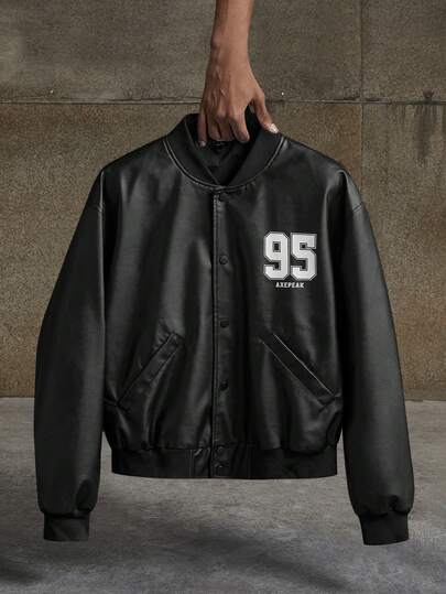 AXEPEAK Men's Fashionable Versatile Comfortable Long Sleeve Jacket