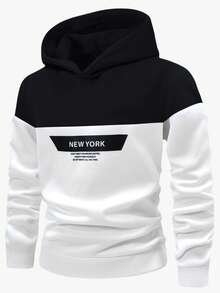 SHEIN 青少年男童休闲日常舒适电子游戏图案印花宽松套头卫衣，适合生日派对、晚宴、演出、婚礼、洗礼、开幕式等场合，日常穿着舒适，适合上学、旅行和运动，秋冬季节穿着舒适。 - 白色 - 查看 5