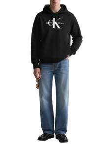 Calvin Klein Core Men's Hoodie Black - Black - View 3
