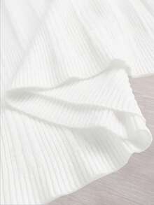 Elenzga Plus Size Women Elegant Beaded French Flare Sleeve Knit Pullover