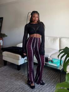 Tyla Gomez Mùa Xuân Đen Chất rắn Top Cây trồng Không có áo ngực - màu đen - Xem 4