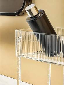 1pc 2/3 Layers Transparent Cosmetic Organizer Storage Rack For Countertop, Display Shelf For Desk Gadgets, Perfume And Skincare Makeup Products Tray - Clear - View 7