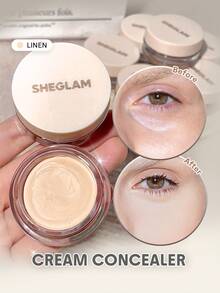 SHEGLAM Rapid Retouch 遮瑕霜-Linen 品牌美妝化妝品 適合女士與女孩 - 亚麻 - 查看 1