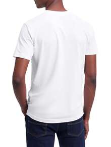 Calvin Klein Men's T-Shirts Bright White - White - View 2