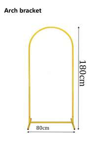 1 Set/Metal Arch Background Bracket Set, With Arch Decoration Gold Wedding Arch Bracket Balloon Arch Frame, Arch Wedding High Elasticity Cloth Cover Birthday Party Photography Background Cover, - Multicolor - View 9