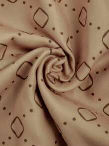 GlowEve 菱形图案褶裥优雅半身裙 - 彩色 - 查看 6