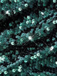 ROMWE Grunge Punk Short mini sexy à taille très basse avec paillettes et sequins, convient pour l'été, la plage, la remise des diplômes, Pâques, les concerts, les vacances à Nashville, le bal de promo, le punk de rue, les festivals de musique - Vert - Voir 3