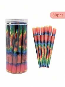 50 PCS Pre Rolled Cones | Classic King Size Cones |50 Pack(4.33inch/110mm)| Pre-Rolled Cones | Pre Rolls Rolling Papers Cones|Rolling Paper With Tips|Rolling Paper - Multicolor - View 15