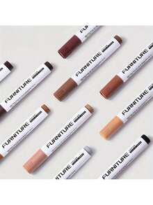 قلم إصلاح الأثاث، قطعة واحدة، لإصلاح الخدوش والتجاويف في الخزانات الخشبية والأرضيات، طقم إصلاح الخدوش، قلم لإصلاح المواد المركبة (قد يتم شحن أنماط أو مواضع أو شعارات عشوائية ولا تؤثر على الاستخدام)، أدوات للرجال - متعدد الألوان - مشاهدة 6