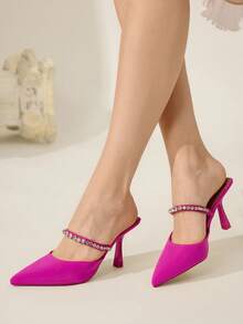 CUCCOO CHICEST Giày cao gót thời trang nữ đa năng, thanh lịch, thích hợp đi làm, giày cưới. - Màu Hồng Tươi - Xem 6