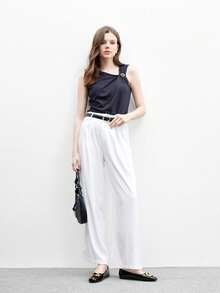 CUCCOO BIZCHIC Women's Metal Decor Fashionable Casual Flat Shoes For Christmas