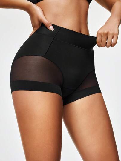 Shapelle Forme 1pc Women's High Waist Lifting Shaping Tummy Control Shorts, Suitable For Yoga, Fitness, And Everyday Wear