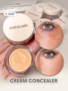 SHEGLAM Rapid Retouch 霜狀遮瑕膏-裸色 Rapid Retouch 霜狀遮瑕膏-裸色 全覆蓋霜狀遮瑕膏 持久提亮/亮白 全面覆蓋/高覆蓋度 遮瑕膏 輕盈全天保濕遮瑕膏 品牌 美容 化妝 化妝品 適合女性與女孩 完美搭配夏季春季 Y2K 時尚 流行 生日 母親節禮物 假期 派對準備就緒 最佳顏色 - 裸色 - 查看 1