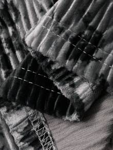 FRIFUL 女士时尚扎染印花侧开衩半身裙