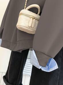 SHEIN 秋冬新款休闲学院风女式卫衣 - 彩色 - 查看 7