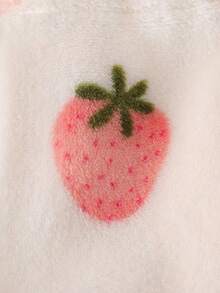 SHEIN 3pcs/Set Baby Girl Casual Strawberry, Bow, Flower Pattern Pants - Multicolor - View 4