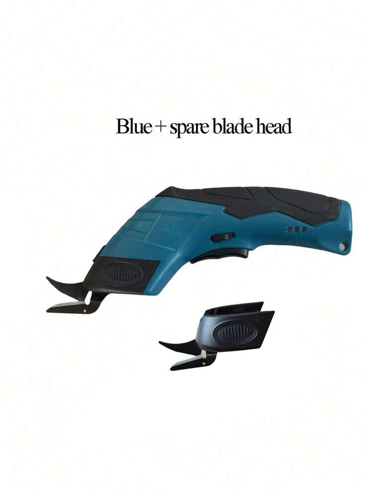 Tijeras eléctricas de precisión para tela - Cortador de mano multiusos adecuado para ropa, cartón, alfombra y herramientas de cuero sintético - Multicolor - Añade 10