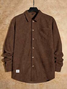 Manfinity VCAY 2件套男士宽松针织休闲长袖夹克和裤子套装 - 彩色 - 查看 11