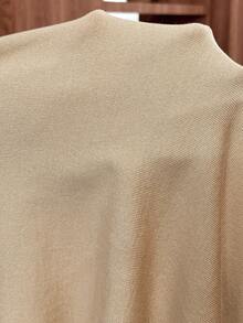 SHEIN 孕妇休闲日常通勤宽松插肩毛衣和可调节腰围毛衣裙套装，秋冬季 - 彩色 - 查看 5