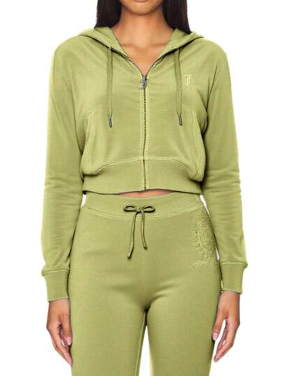 Juicy Couture Women's Full Zip Hoodie Green