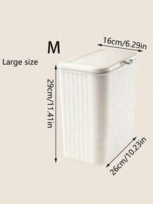 1 件悬挂式垃圾桶，带盖小型垃圾桶，适用于厨房橱柜门或水槽，带盖浴室垃圾桶，食物垃圾桶，堆肥桶，后挂钩式