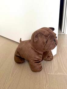 Cirelle 布艺门挡/家居装饰，棕色/黄色斗牛犬和黄色/橙色/灰色腊肠犬背心门挡，保持门敞开，礼品之选 - 彩色 - 查看 4