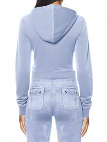 Juicy Couture Women's Sweatshirt Blue - Dusty Blue - View 2