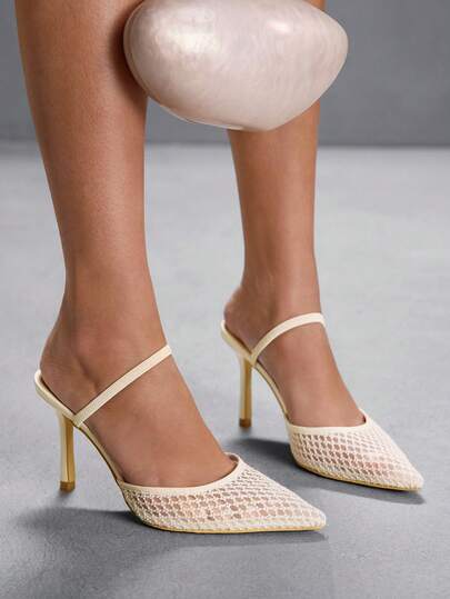 CUCCOO SZL Kadın Modası Çok Yönlü Şık İşe Gidiş-Dönüş Yüksek Topuklu Ayakkabılar