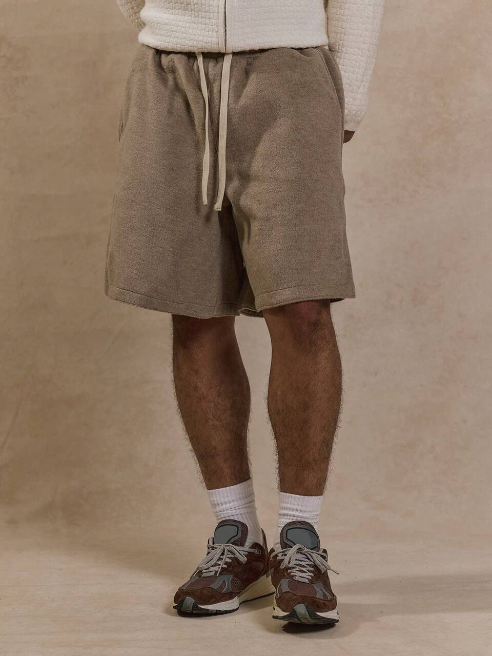 Drawstring Basic Plain Style Shorts Spring Summer