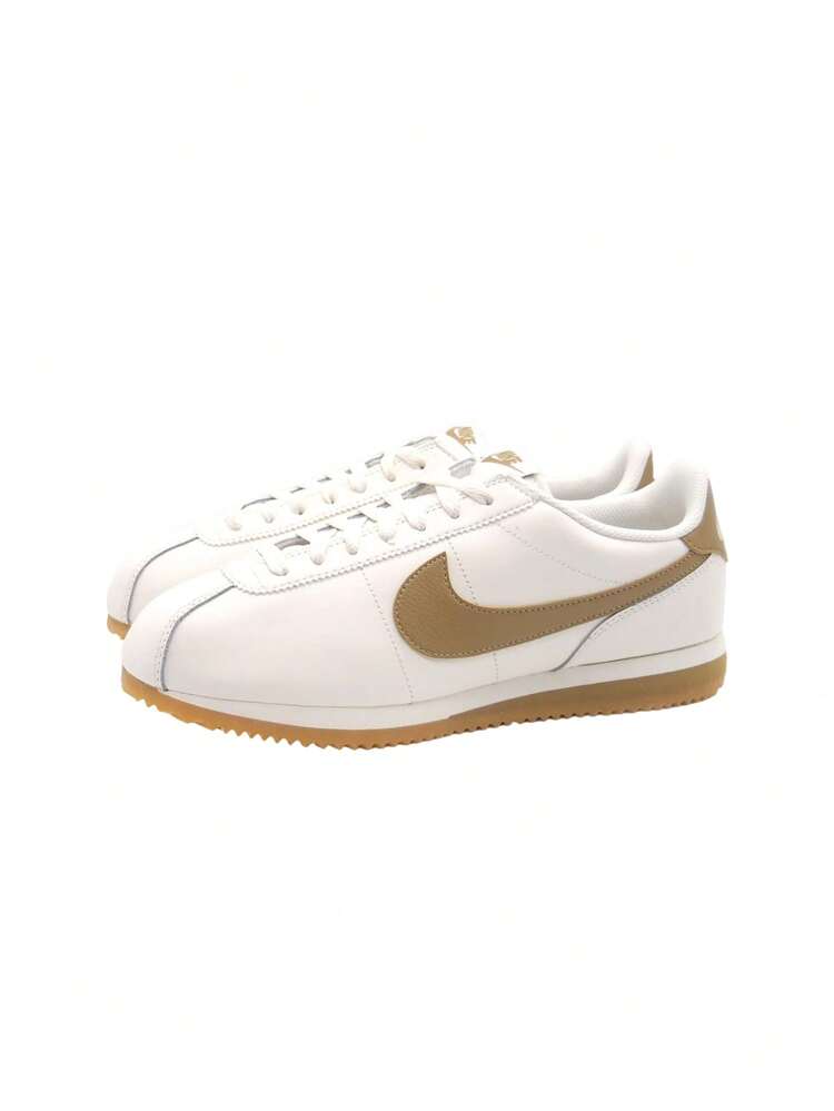 Nike Cortez Leather Men's Shoes Sail / Gum Yellow / Parachute Beige DM4044 - Sail/Gum Yellow/Parachute Beige - View 2