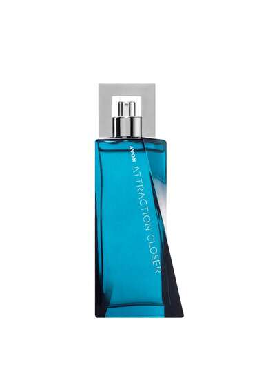 Avon Attraction Closer For Him Eau De Toilette 75 ml – Eau De Toilette, Long-Lasting, For Men, Woody, Teal, Suitable For Date Night