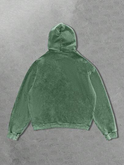 Street Life Black Snowflake Print Hooded Sweatshirt For Men, Pocket-Free