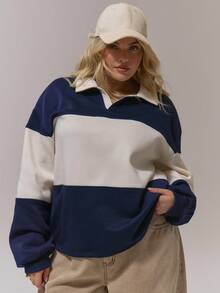 MUSERA Plus Size Sweatshirts/Winter Spring Vacation Casual - Multicolor - View 1