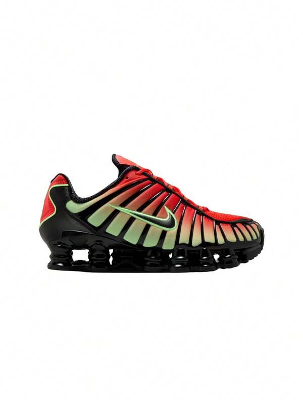 Nike Shox TL - Men Sneakers Light Crimson / Black / Green / Strike / Black AV3595