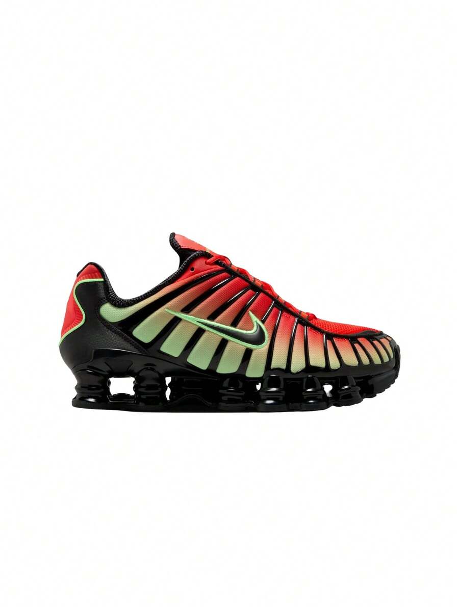 Nike Shox TL - Men Sneakers Light Crimson / Black / Green / Strike / Black AV3595 - Light Crimson / Green Strike – Black – Black - 查看 1