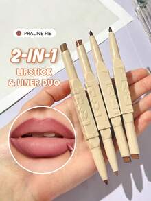 SHEGLAM Glam 101 唇膏與唇線筆組-Praline Pie 品牌美妝化妝品 適合女士與女孩 - Praline Pie - 查看 1