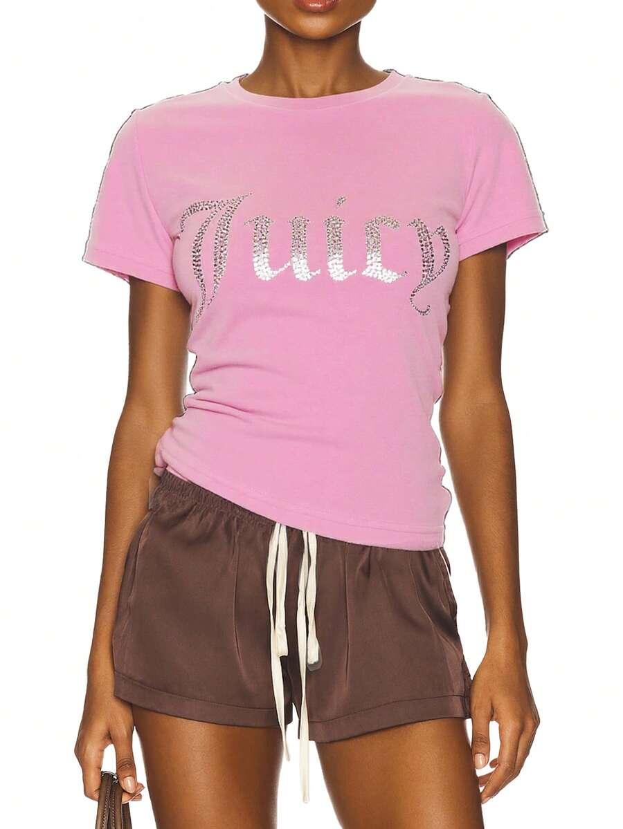 Juicy Couture Women's T-Shirts Pink - Pink - View 1