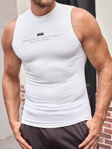 Manfinity VCAY Young Men's Knitted Fashion Daily Casual Slim Fit Sleeveless Tank Top, School - Multicolor - View 6