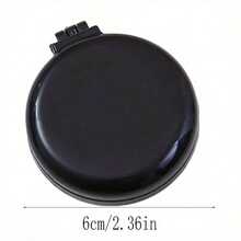 5件套圆形迷你气垫梳，迷你便携美发梳，可折叠带化妆镜，适合旅行、居家、外出使用，颜色随机，发夹，发饰 - 彩色 - 查看 7