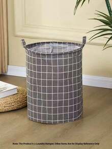 1个可折叠便携帆布洗衣篮，也适用于存放衣物和儿童玩具，家用洗衣篮，大容量洗衣袋/洗衣用品，带提手